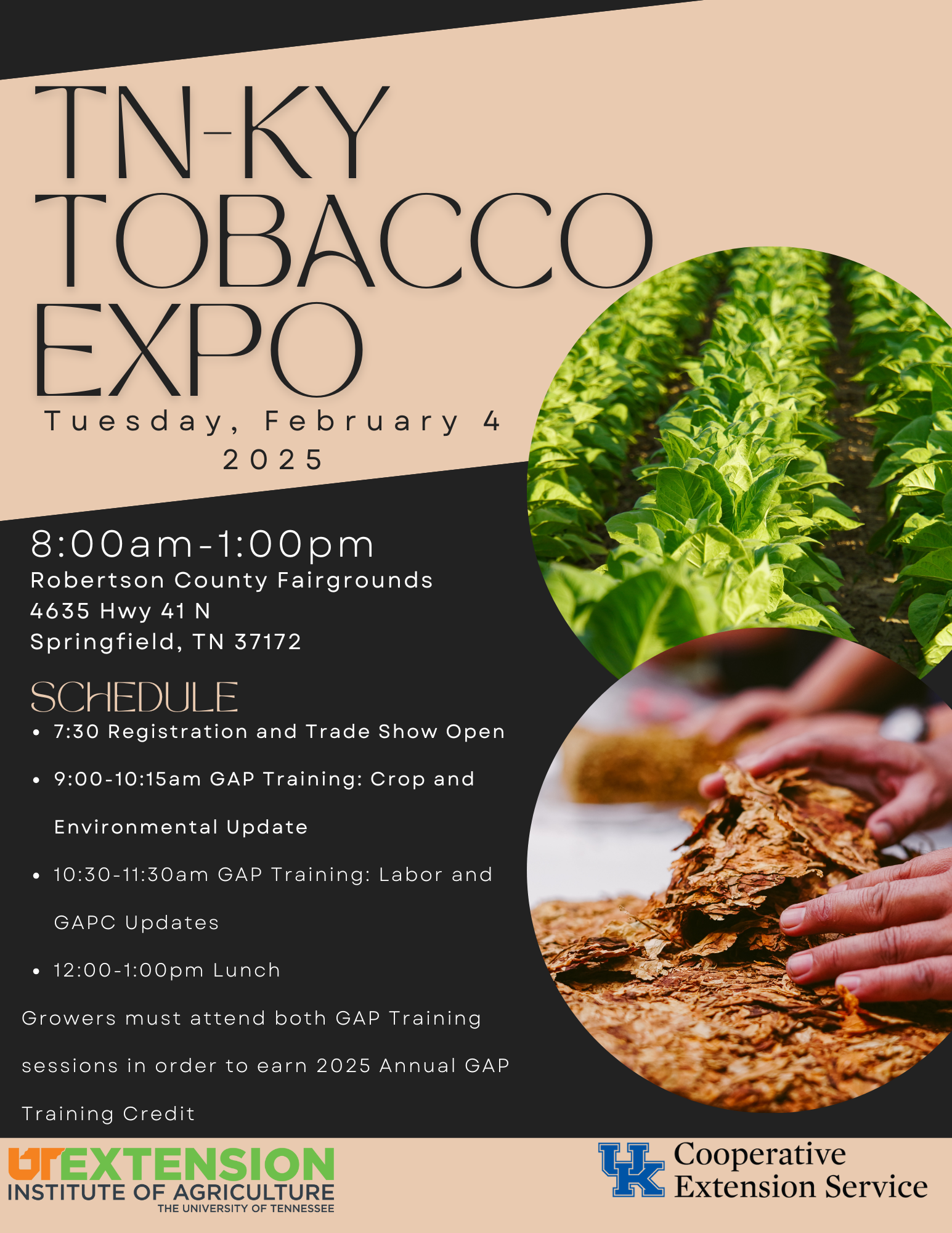 2025 TN-KY Tobacco Expo Flyer